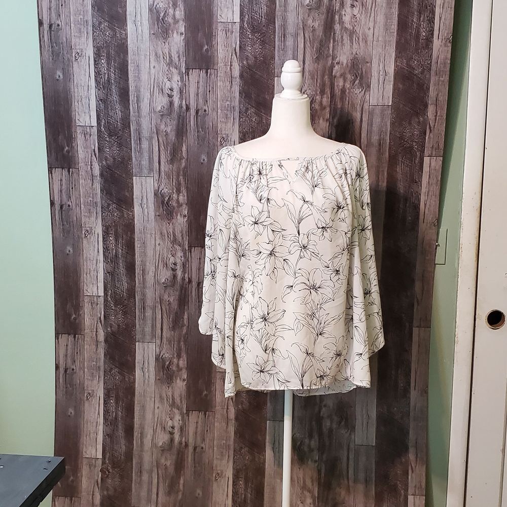 Floral Off-Shoulder Women's Top